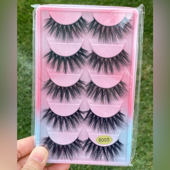 5 pair 3D soft mink fake eyelashes - Picture 3 of 5